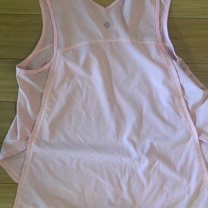 Pink Lululemon workout top